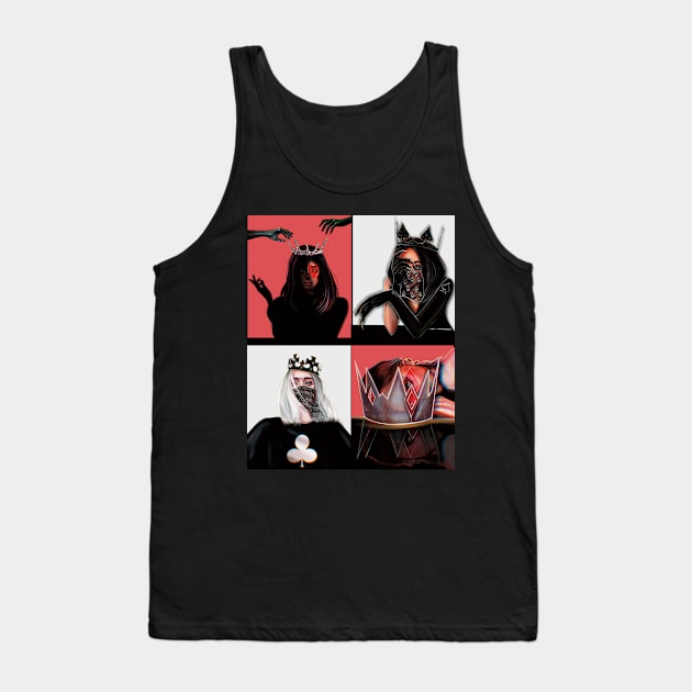 4 Queens Tank Top by xsaxsandra